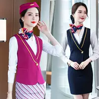 China Southern Airlines стюардесса рабочая форма профессиональная форма женская мода темперамент высокая железнодорожная студентка стюардесса отель косметолог