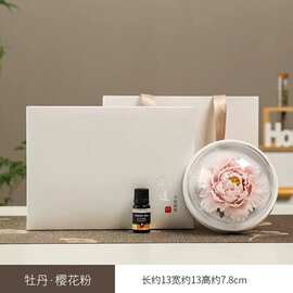 陶瓷瓷花手工制品家用家居摆件礼物专用伴手礼礼品高级感套装礼盒