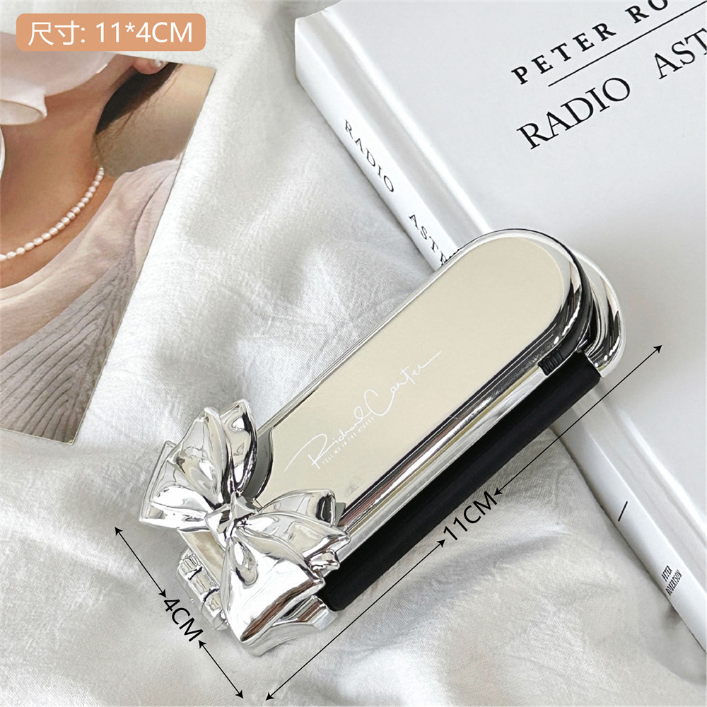 Peine plegable mini simple estilo ins peine portátil portátil de alto valor peine de cojín de aire peine de espejo de viaje peine integrado