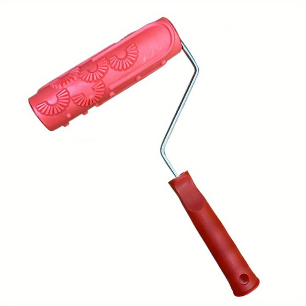 Pintura de vetas de madera Pintura de arte de impresión Pintura de madera Textura de pintura Herramienta de rallado Simulación de goma Cepillo de rodillo de vetas de madera