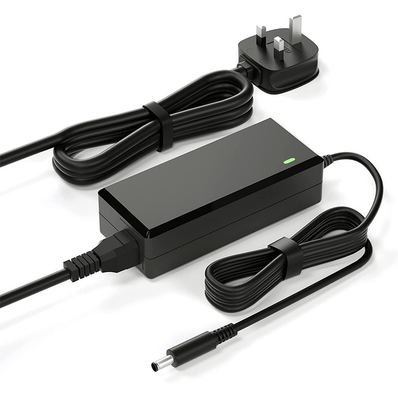 65W Dell Laptop Power Adapter British Plum Blossom Tail High Power Computer Charger 65W Dell Laptop Power Adapter British Plum Blossom Tail High Power Computer Charger