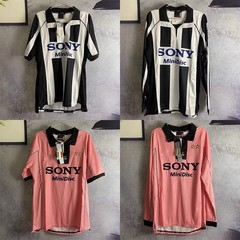 クラシック レトロ ジャージ 9798 シーズン ユベントス ジダン ピエロ ホーム アウェイ ショート 長袖 サッカー ユニフォーム