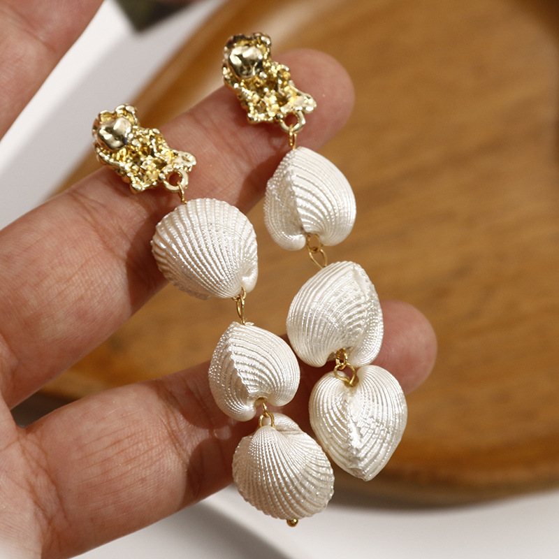 3g Weight Pendant Jewelry Making Type DIY Jewelry Accessories Classification 1 Piece Quantity Shell Material Shell Pattern All Seasons Season Plating Design Marine Style Style 1 Piece Shell Shell Pendant DIY Jewelry Accessories 5