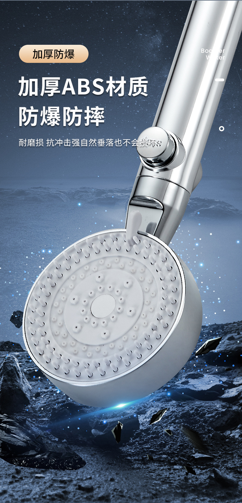 Pressurized shower head, shower filter, bath faucet, bathroom heater, bath hose stand, showerhead set undefined