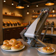 商用全自动贝果成型机贝果生产线专业甜甜圈机食品烘焙设备