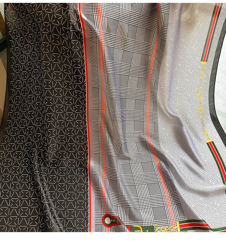 Silk Scarf Women's Spring and Summer Fashion Imitation Silk Travel Versatile Lightweight Air Conditioning Shawl_voghion.com