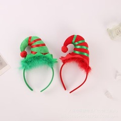 クリスマス赤い妖精の帽子のカチューシャ子供の大人の祝日のパーティーのショーの雰囲気感クリスマスの帽子のカチューシャ