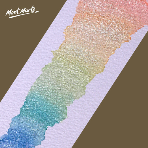 Montmartre watercolor pigment tin box 18-color pearlescent solid powder pigment fountain pen metallic watercolor pigment