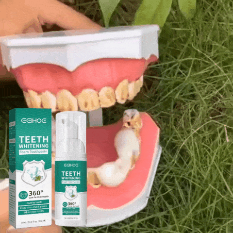 EELHOE Teeth Cleaning Mousse Deep Cleans Teeth Dirt Gums Care Fresh Breath Oral Care Toothpaste_voghion.com