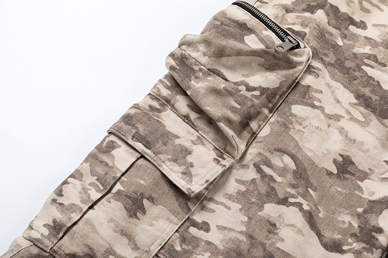 Spring New Retro Desert Camouflage Cargo Pants