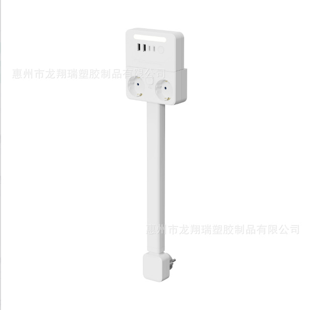 Extensor de Tomacorriente de Plástico PC para Sofá y Mesita de Noche