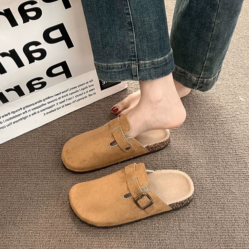 Женская обувь Birkenstock, повседневные плоские слипоны-мюли, закрытый носок, противоскользящие, 36–40