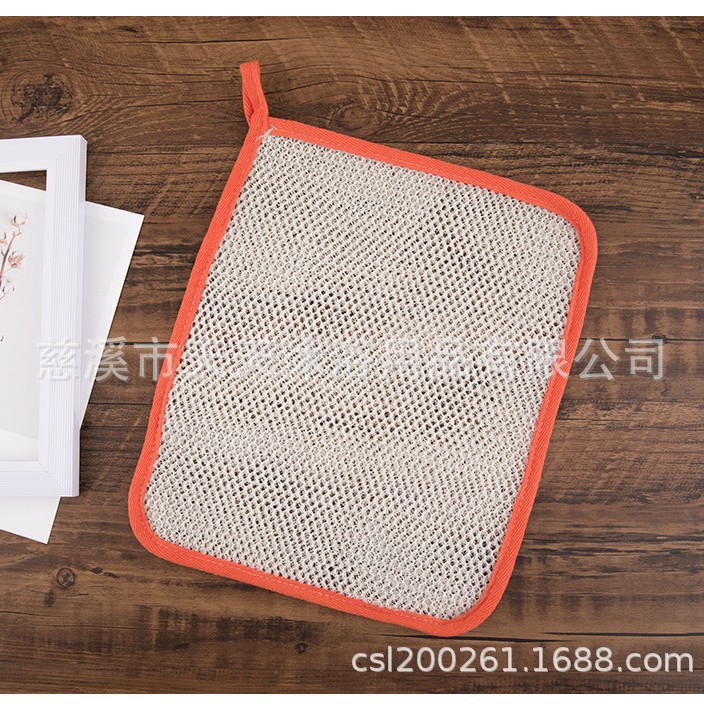 Toalla de baño espumoso Toalla cuadrada de jabón Toalla de lavado espumoso de nailon Tabletas de espuma de jabón de doble capa 2226 en stock