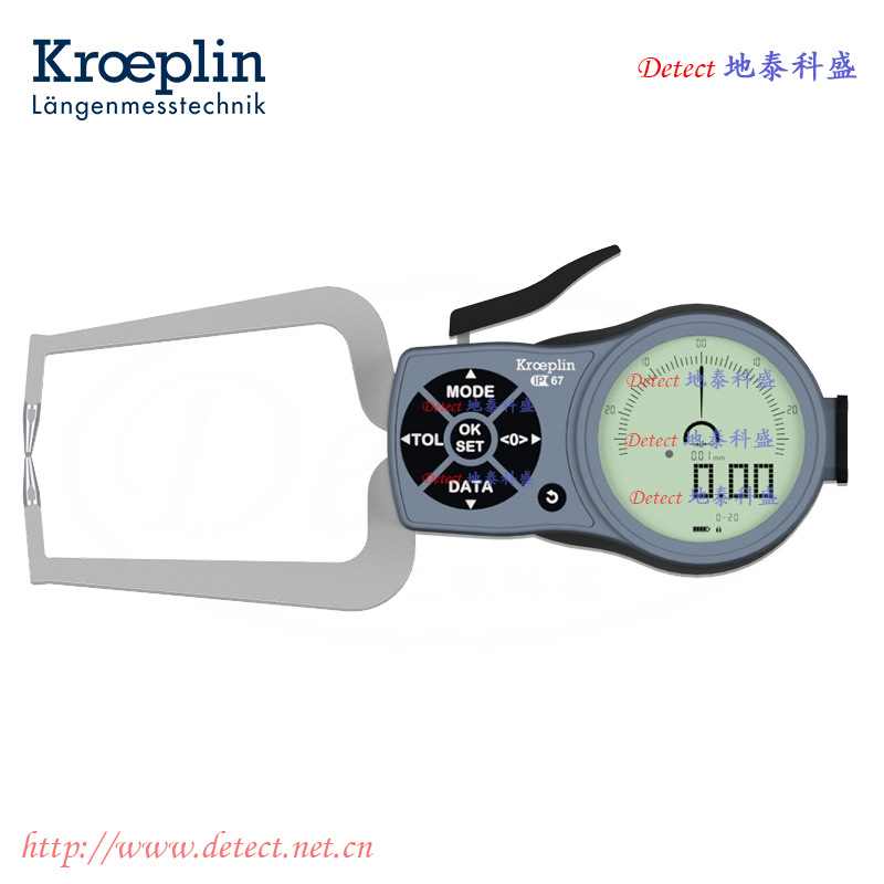 德国 Kroeplin 外卡规 D220 0-20mm 外径测量卡规 K220 外径卡规