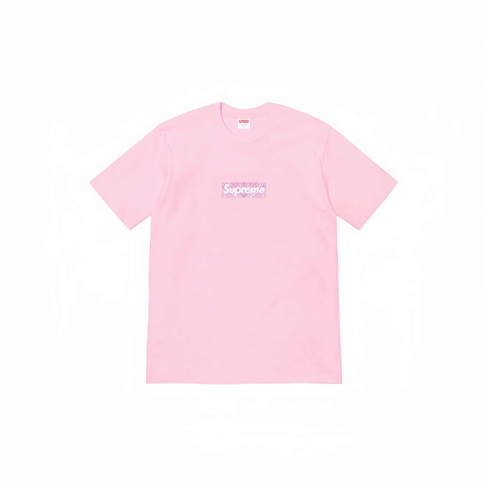 Supreme Box Logo T-shirt Bandana Pink