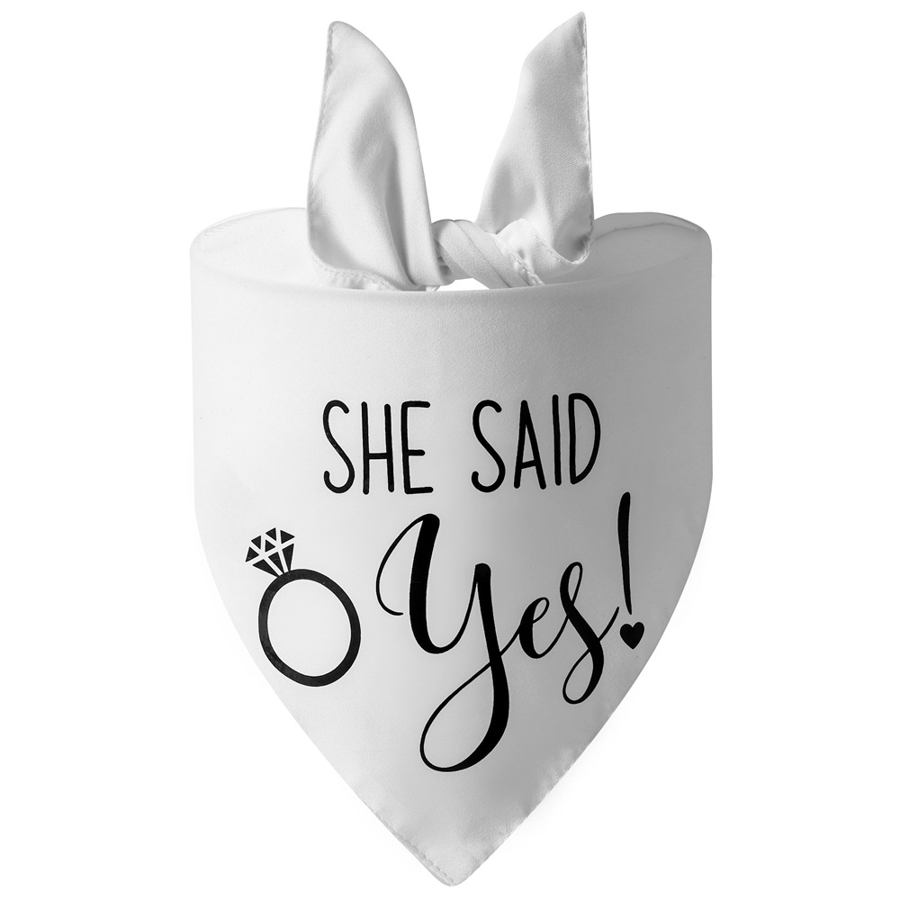 Fabricante en stock transfronterizo exclusivo para Amazon popular boda mascota triángulo toalla mascota bufanda perro triángulo toalla