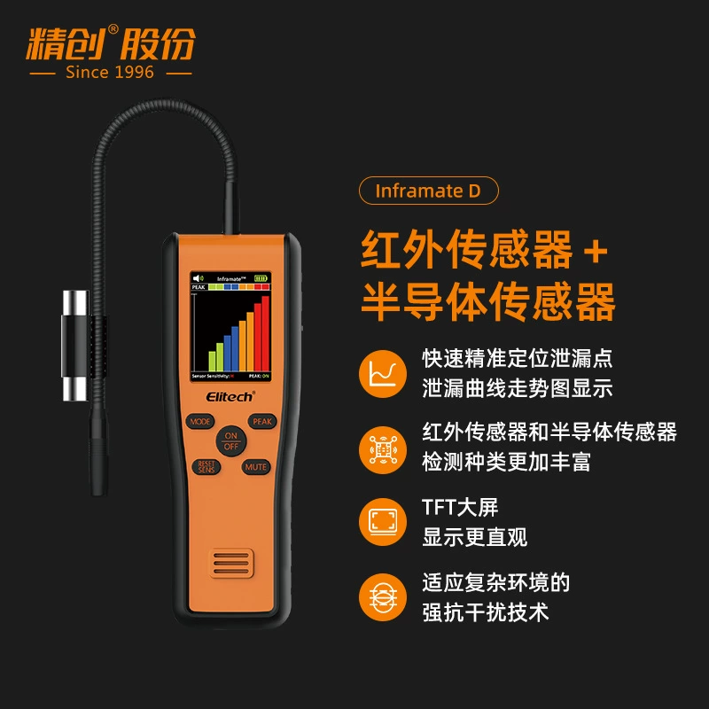 Jinguo Inframate D хладагент детектор утечек высокоточного инфракрасного полупроводника 2-в-1