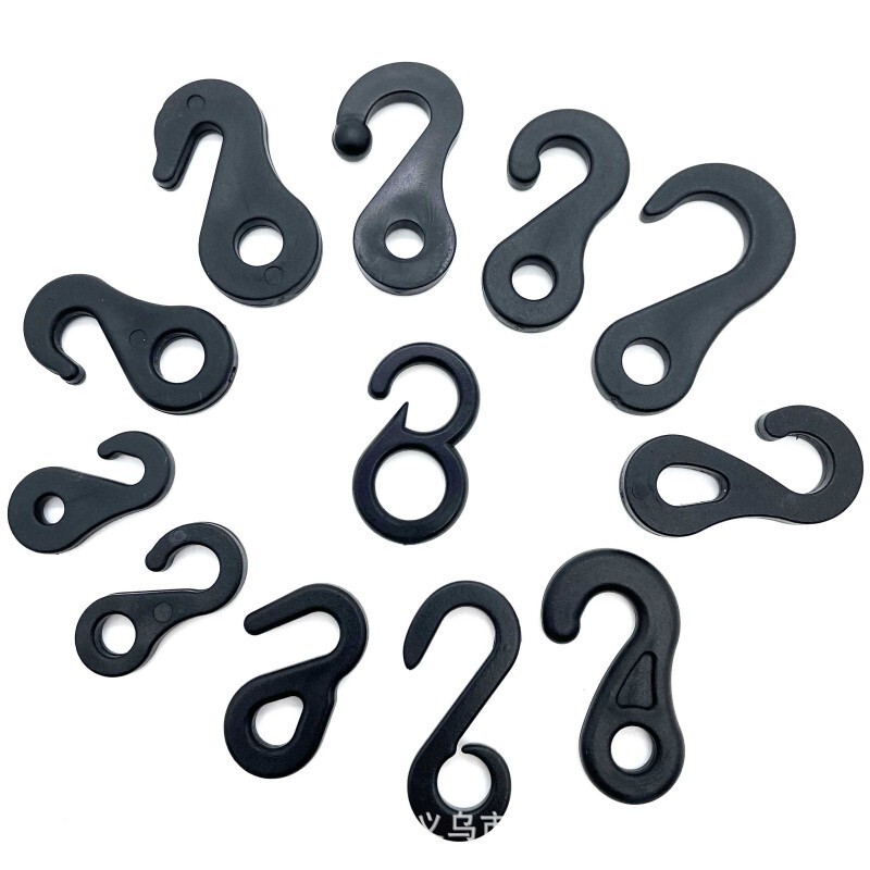 Cross-Border In-Stock Outdoor Tent S-Hooks, Plastic Question Mark Hooks, Camping Canopy Load-Bearing Accessories, S-Shaped Plastic Hooks Cross-Border In-Stock Outdoor Tent S-Hooks, Plastic Question Mark Hooks, Camping Canopy Load-Bearing Accessories, S-Shaped Plastic Hooks