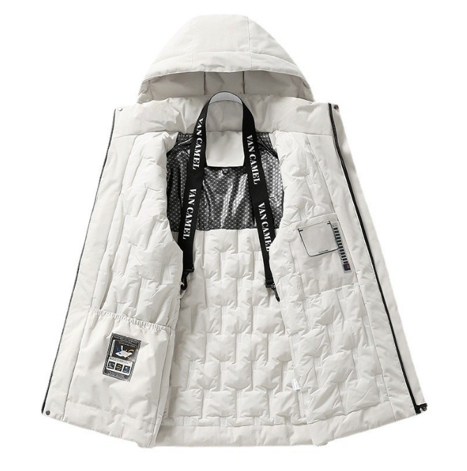 Men's Clothing quilted thick outdoor windproof cold proof jacket _voghion.com