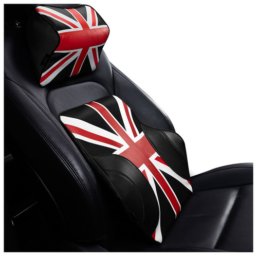 Car accessories seat back cushion car lumbar support cartoon lumbar support cushion memory foam massage lumbar support