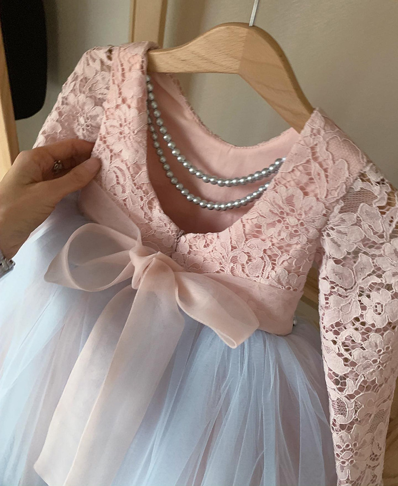 Festliches Prinzessinnenkleid Für Mädchen Mit Langarm_voghion.com