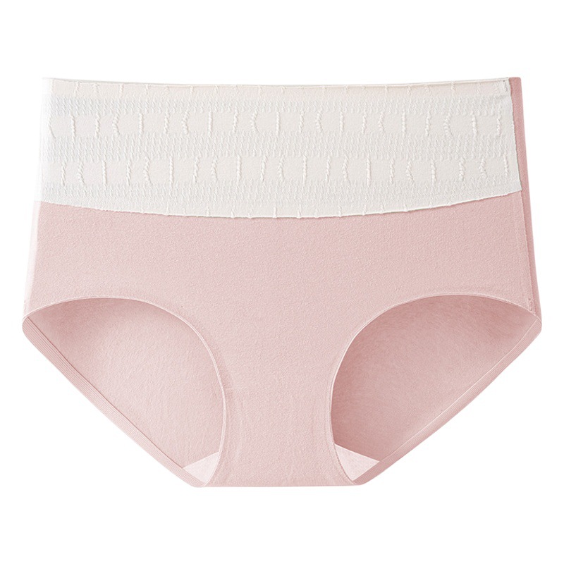 7A algodón antibacteriano entrepierna cintura alta sin costuras vientre contracción cómodo más tamaño transpirable jacquard ropa interior Algodón puro otoño e invierno nuevo