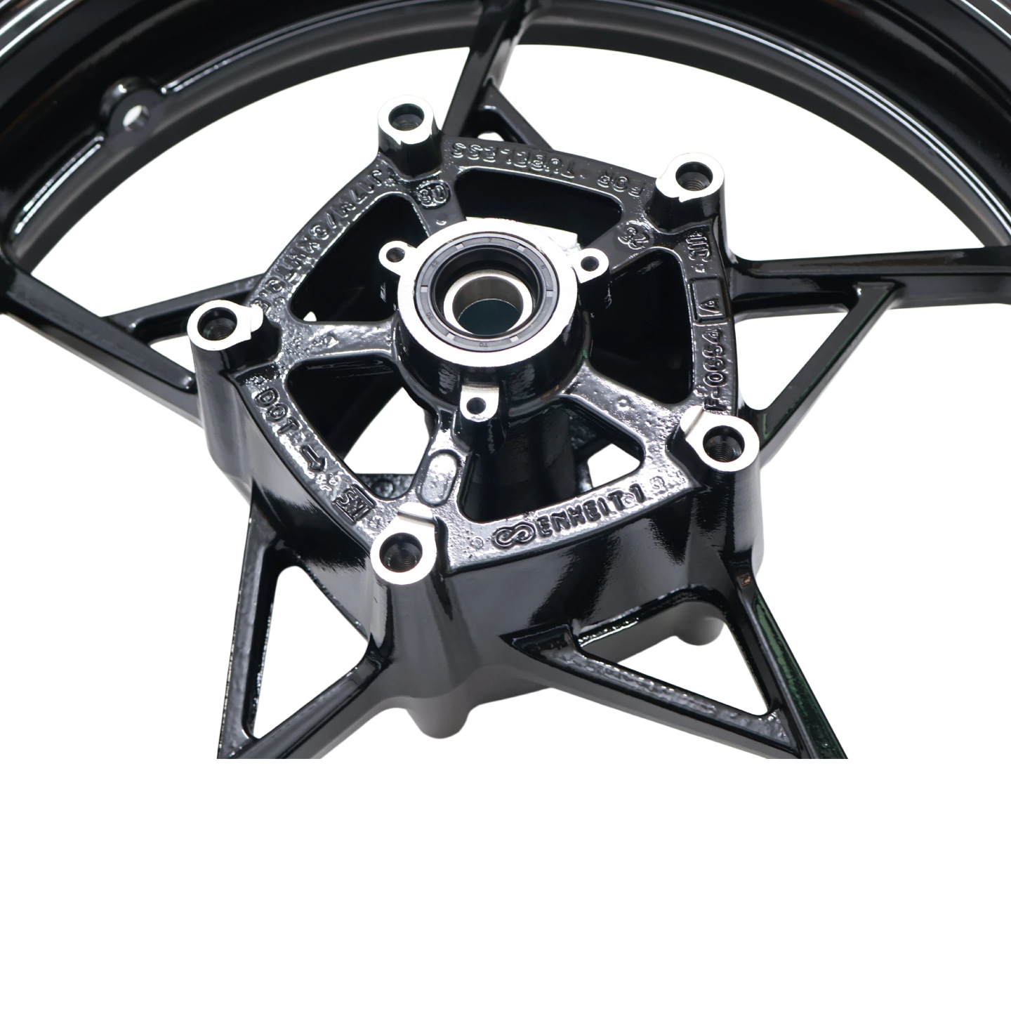Suitable for Kawasaki Z900 Z650 Ninja 650 2017-2025 Aluminum Alloy Front and Rear Wheel Hubs and Rims