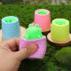 Creative decompression cute cheese mouse Cup pinch music squeeze vent squirrel Cup decompression toy in stock wholesale
