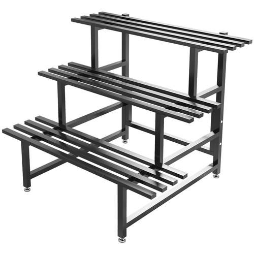 Balcony flower rack floor-standing outdoor wall-mounted succulent potted iron flower rack storage rack multi-layer flower rack indoor