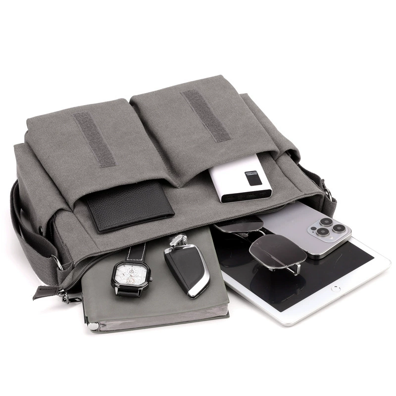 Shoulder bag for leisure, cloth capacious backpack, one-shoulder bag