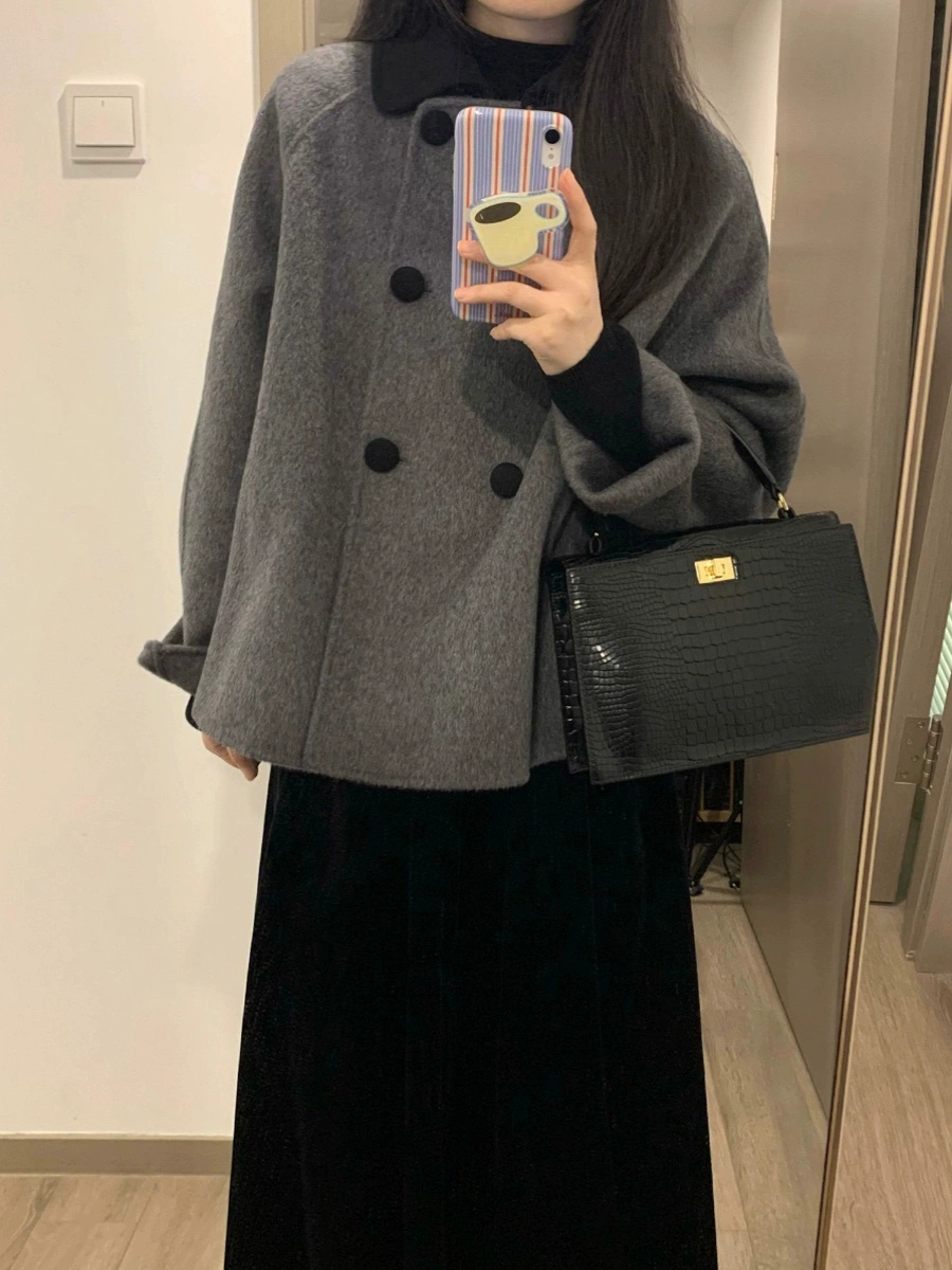 Атмосферный шерстяной жакет, юбка, демисезонный комплект, стиль Chanel