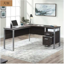 定 制L型职员桌多人组合办公桌高级大气老板桌台式电脑桌卧室书桌