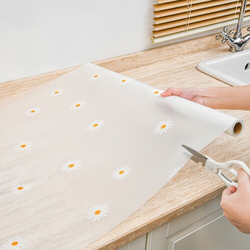 Daisy drawer pad paper cabinet waterproof and moisture-proof pad kitchen cabinet wardrobe shoe cabinet anti-mold anti-oil dirty sticker pad