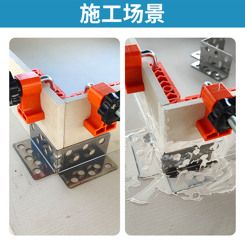 Esquina de refuerzo de losa de roca, lavabo bajo encimera, lavabo, lavabo, instalación de lavabo integrado, empalme, piezas de fijación anti-caída, sujetador de tarjeta