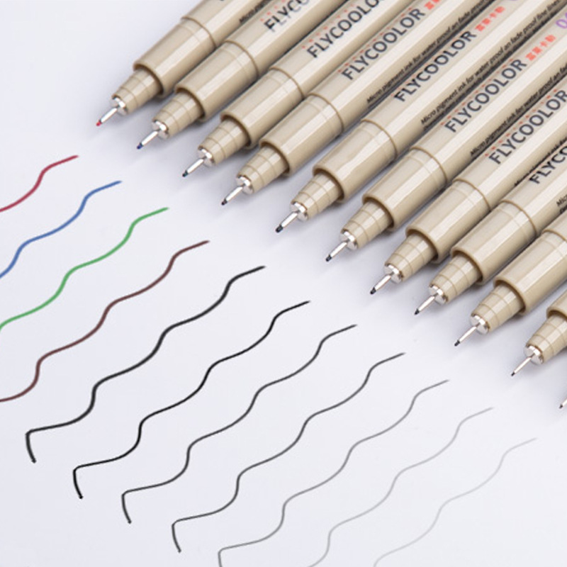 Xiupu aguja pluma impermeable gancho pluma comic cepillo gancho dibujo pintura cepillo diseño papelería suministros traje