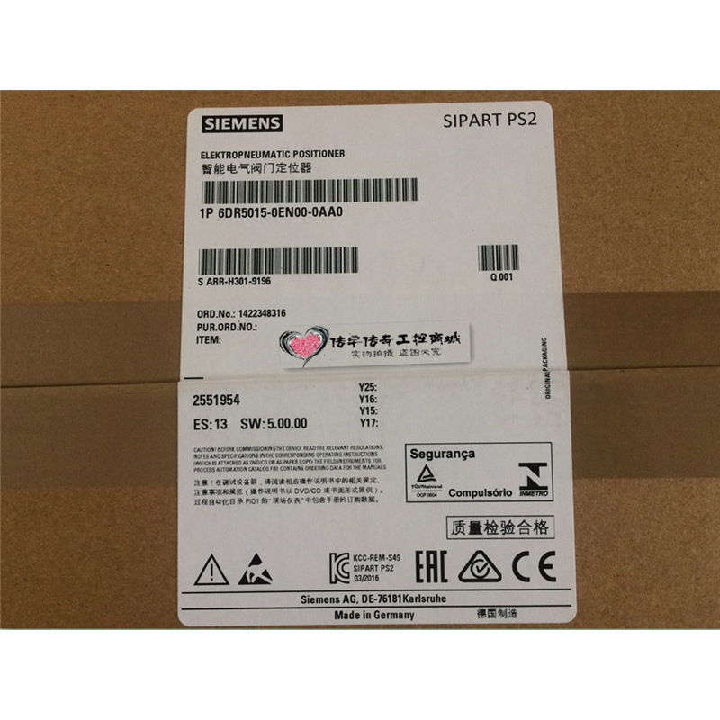 6DR5015-0EN00-0AA0西门子阀门定位器库存现货