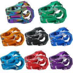 Mountain bike aluminum alloy stem Bicycle hollow riser Downhill short stem 31.8*35mm bicycle accessories