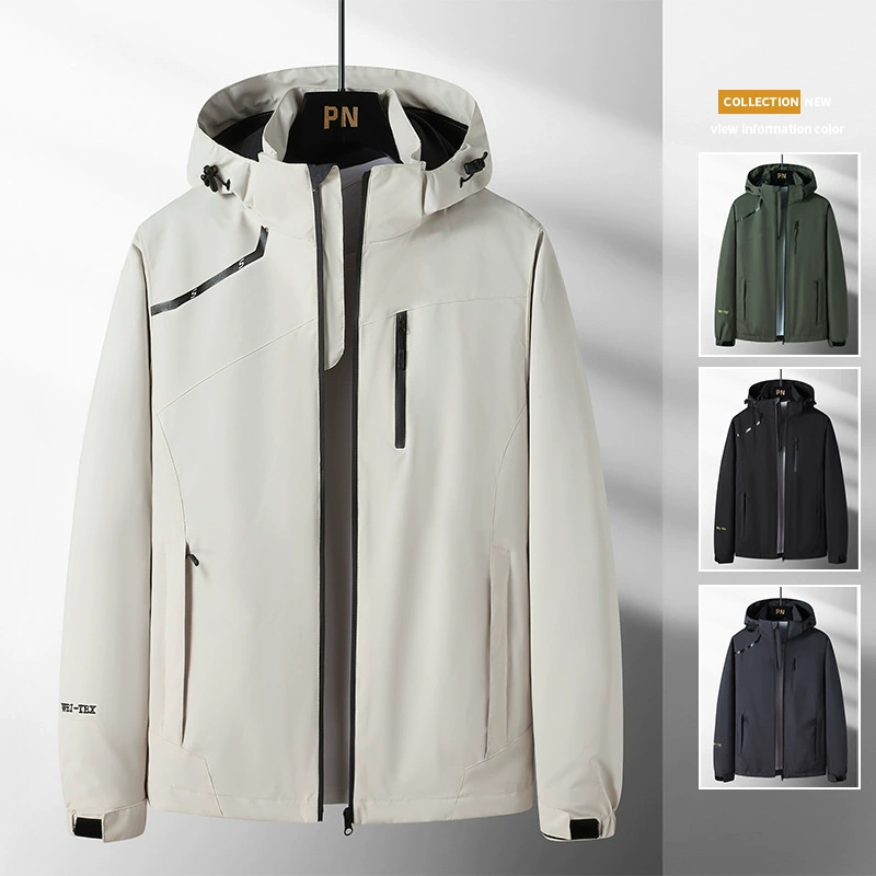 Весенняя однослойная мягкая куртка с мягкой оболочкой мужская ветрозащитная водонепроницаемая ветровка большой размер куртка на открытом воздухе куртка альпинизм прямая трансляция