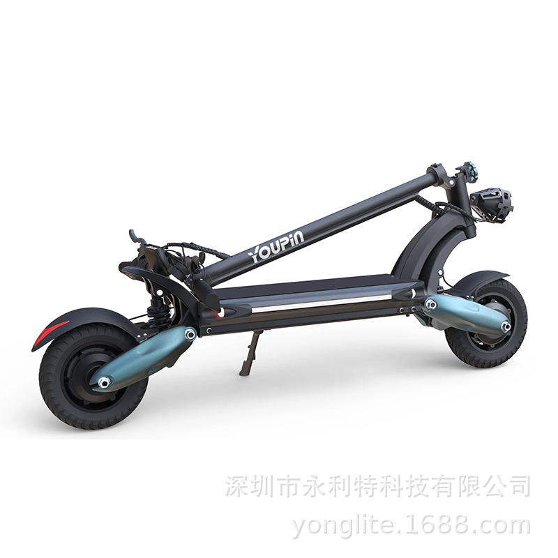 Factory direct sales 8.5 inch dual-drive 2000W electric scooter folding adult off-road two-wheel lithium battery electric vehicle