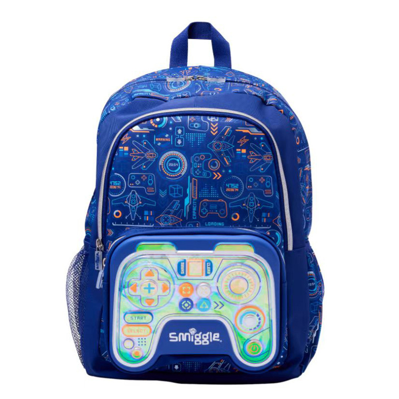 Smiggle grande kt Stitch mochila de gran capacidad de descompresión de doble hombro de dibujos animados