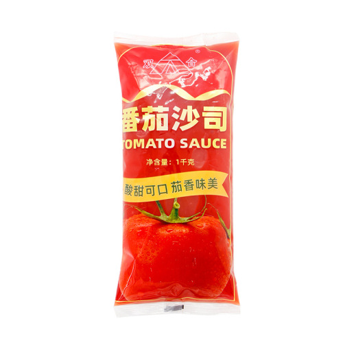 Double-in-one 1kg tomato sauce stall commercial sweet and sour tomato sauce hand-breaded burger fried chicken dipped in French fries catering package