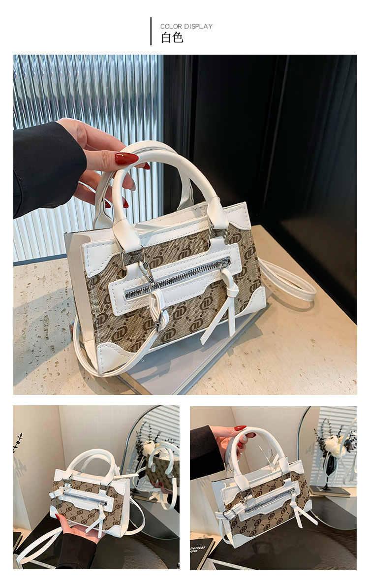 This stylish single-shoulder handbag, with a simple and casual texture, is a new Korean style crossbody small square bag for women in the autumn of 2024 undefined