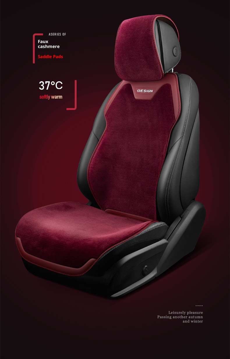 Plush Cushion Half-Pack Seat Cover Velvet Car Seat Cushion Winter Seat Cover Cross-Border E-Commerce Hot Selling Car Seat Cushion