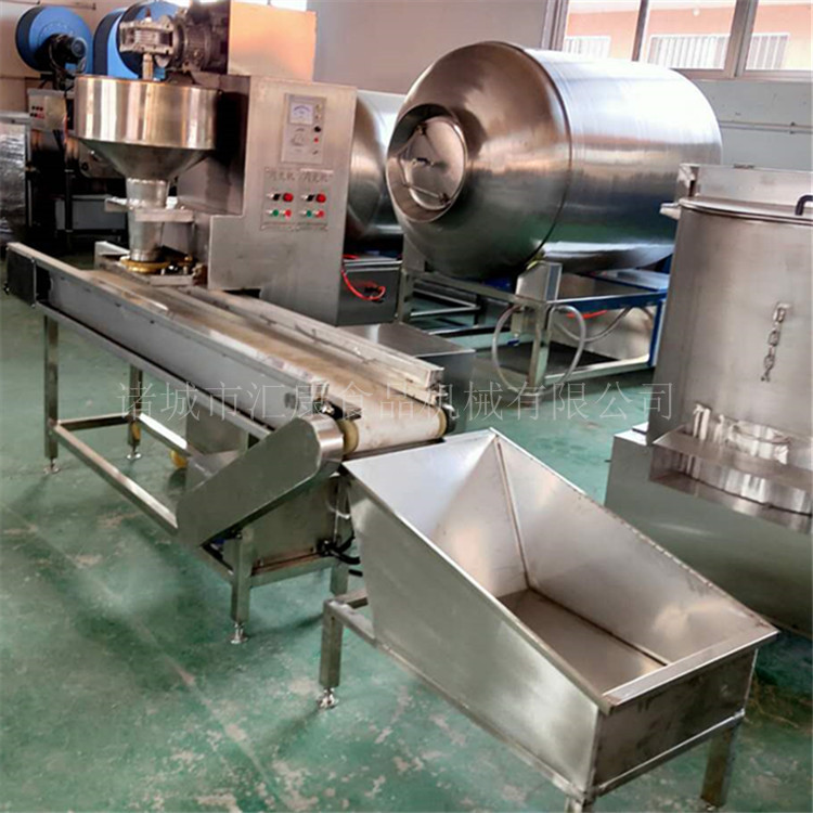 新型摆头加工肉丸机械 实心狮子头丸子成型机 汇康机械研发设备