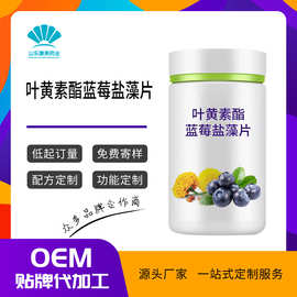 蓝莓叶黄素酯压片糖果贴牌OEM蔓越莓黑加仑咀嚼片代工护眼配方