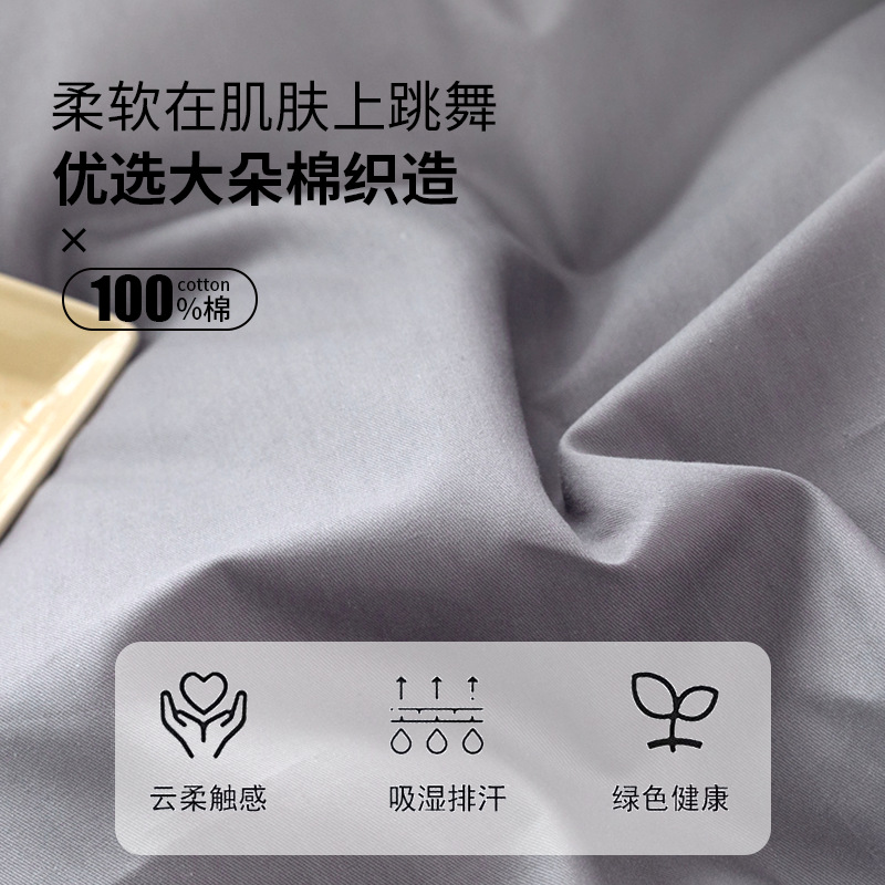 100% algodón de alta calidad dormitorio de estudiantes cubierta de sábanas individuales 2025 nuevo conjunto de tres piezas