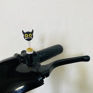 Motorcycle modification screw decoration spring doll decoration electric car decoration rearview mirror cartoon accessories modification