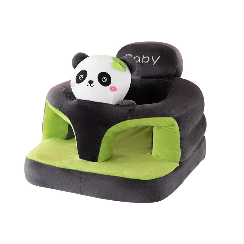 Asiento para bebés y niños pequeños, asiento de esponja con fondo grueso, asiento de dibujos animados anti-caída para niños.