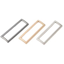 现货金属口子扣衣服腰带装饰扣环二档扣口字扣可调节长方扣批发