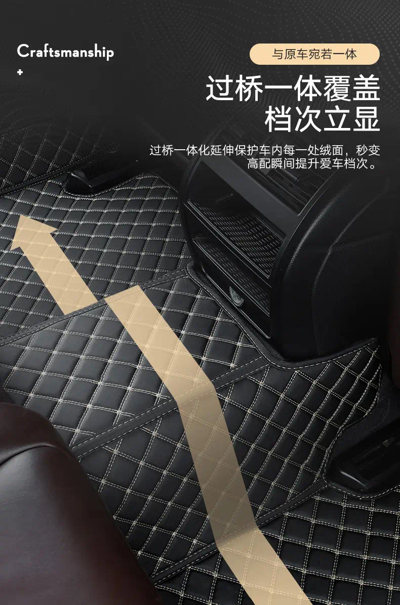 Cross-Border Foreign Trade Car Floor Mats, Full Surround, Right-Hand Drive, Right Titanium Hong Kong Version Car Floor Mats, Factory Direct Supply